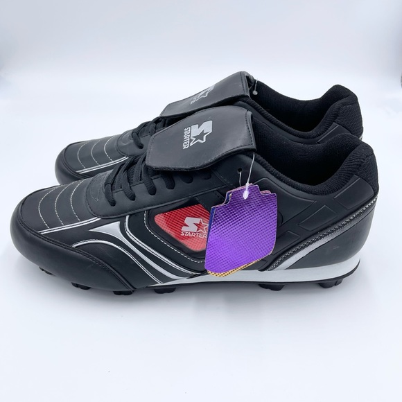 Starter Men's Athletics Baseball Cleat Size 12 Black/White NEW NWT Color Inserts - Picture 5 of 12